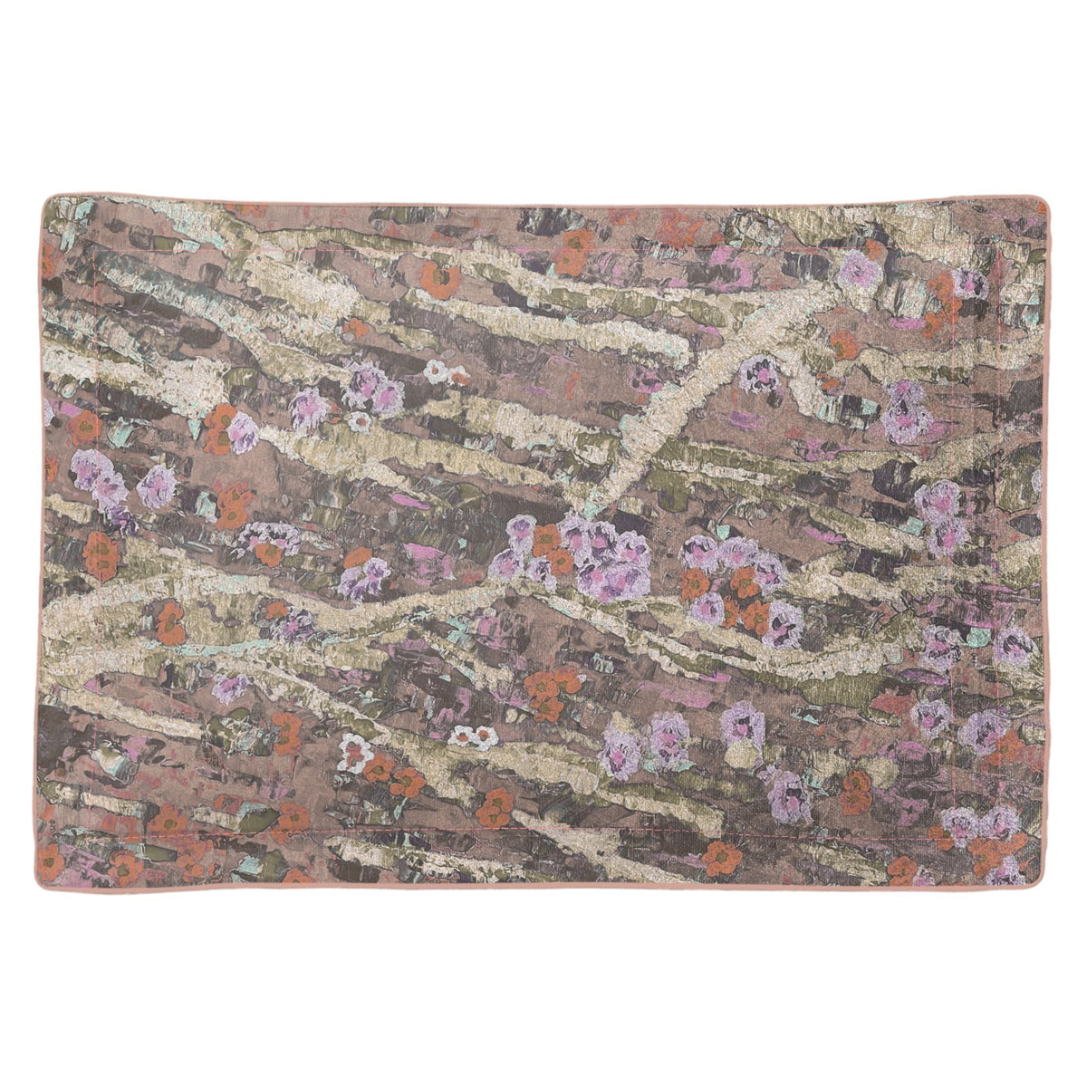 print details of floral oxford pillowcase  