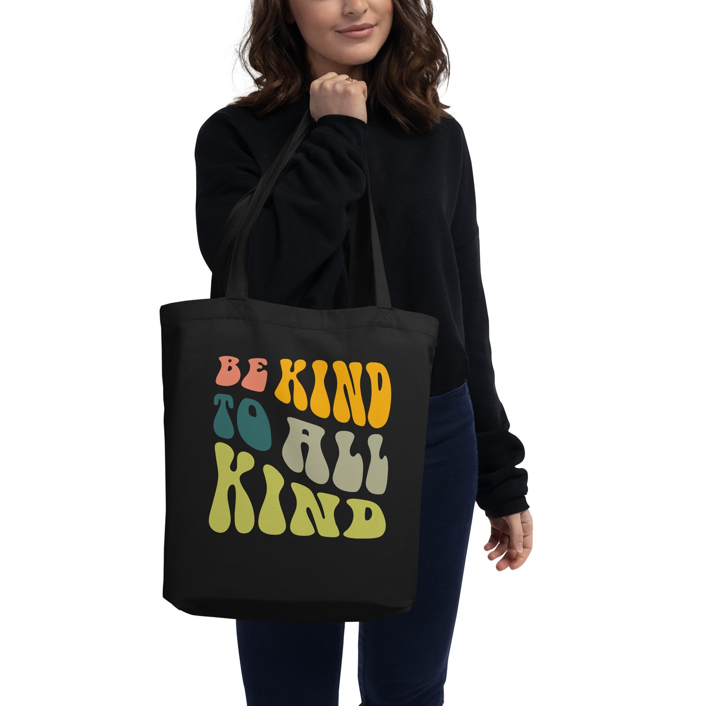 cotton canvas tote bag black