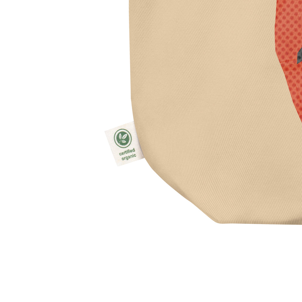 Organic Cotton Strawberry Tote Bag - Mirfia