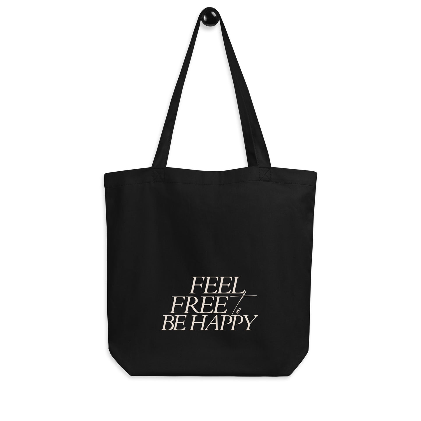 cotton canvas tote bag black 