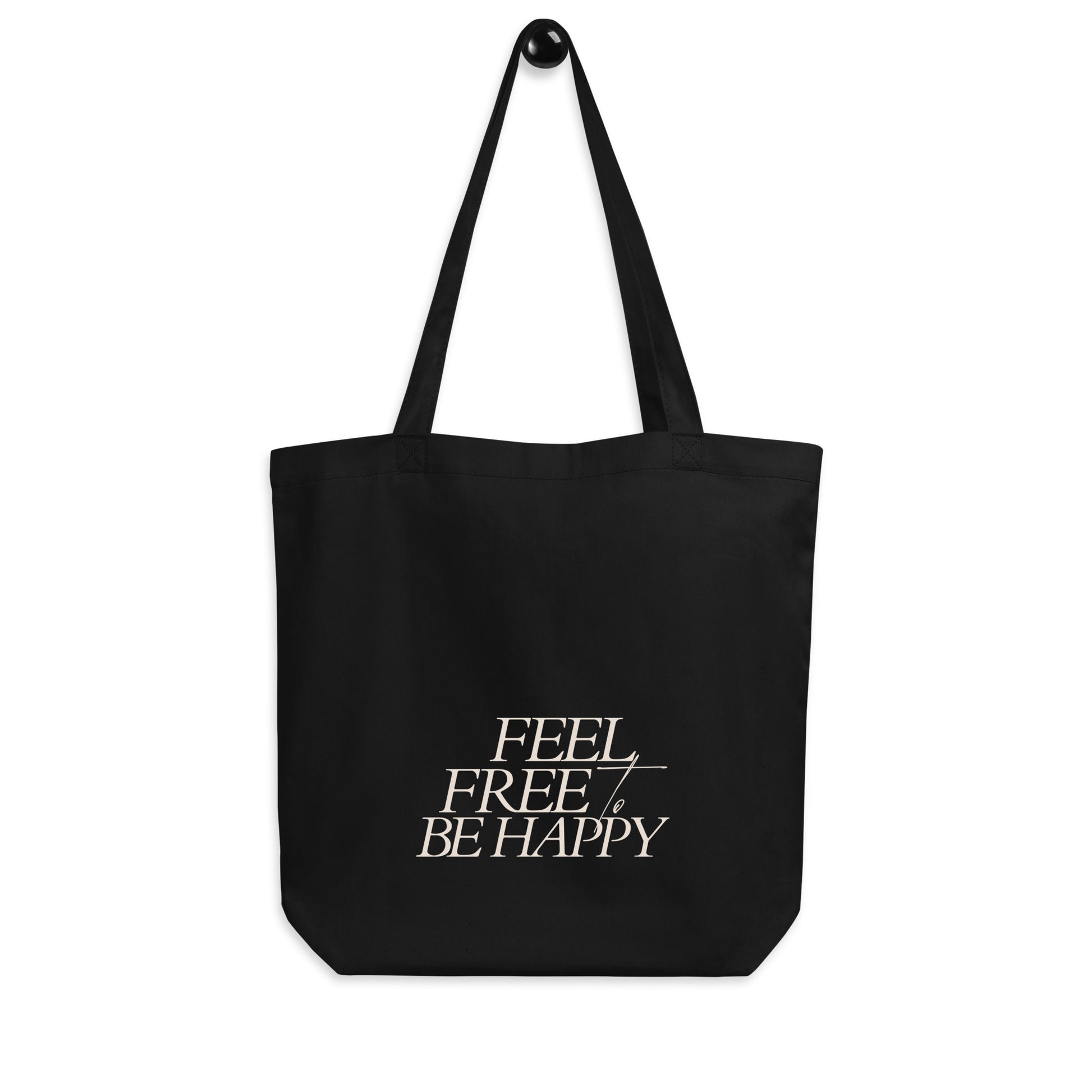 cotton canvas tote bag black 