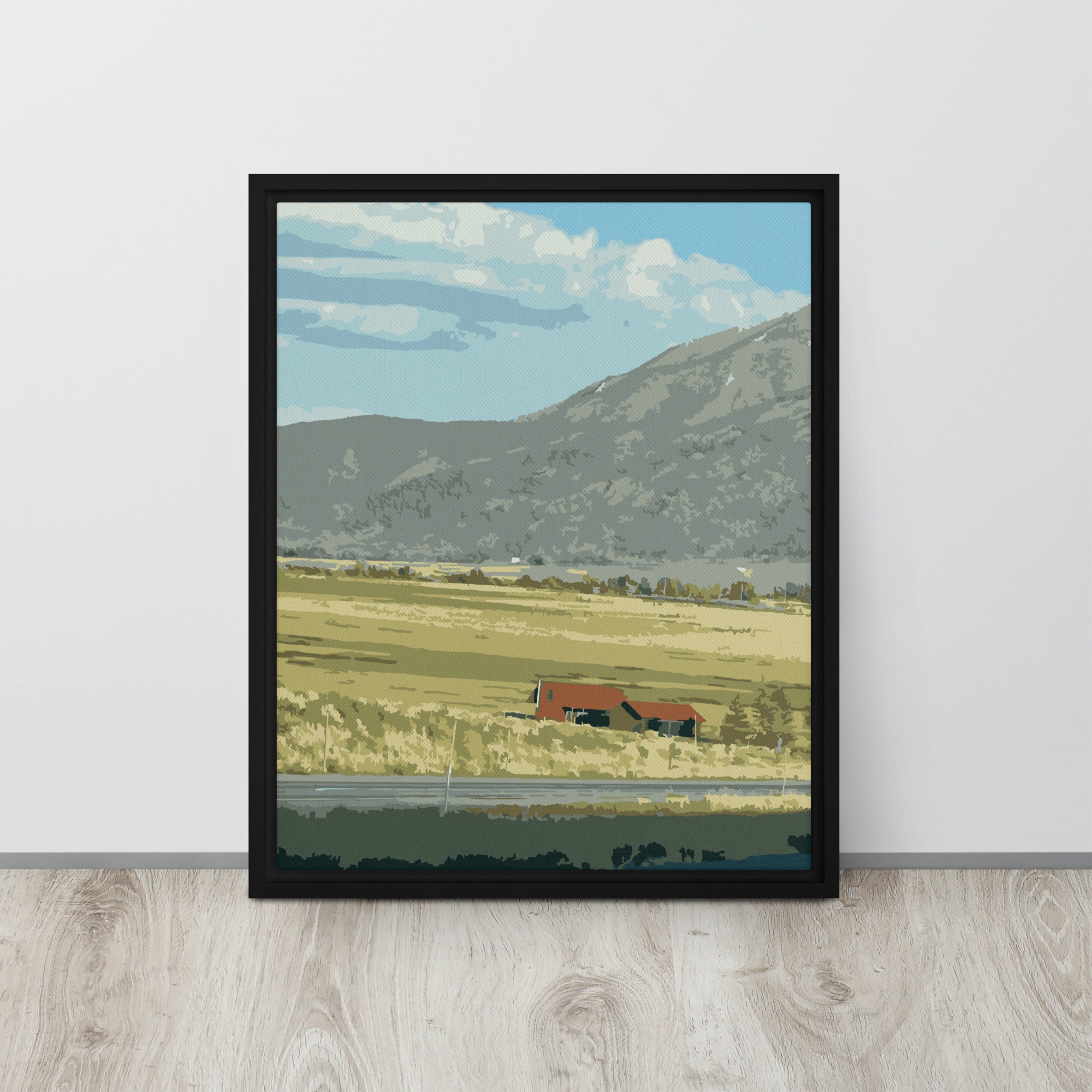 rustic countryside wall art framed 