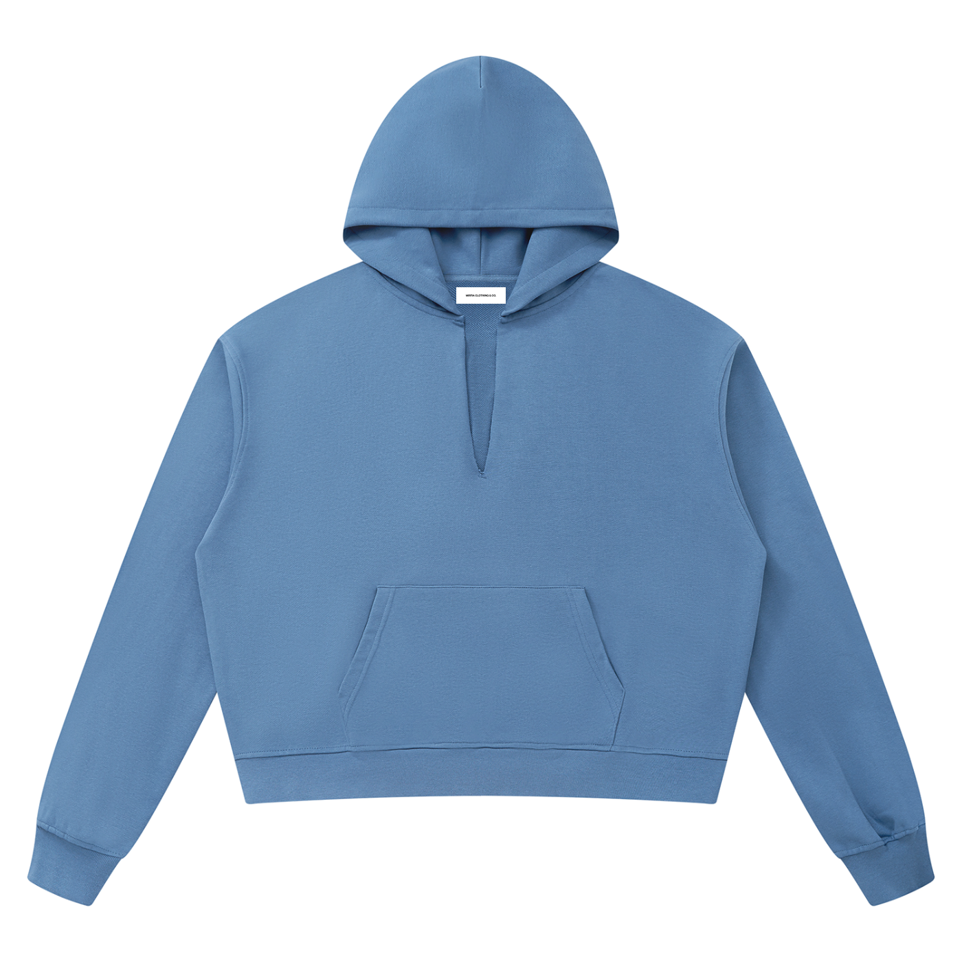 Unisex Boxy Raw Edge Hoodie - Mirfia