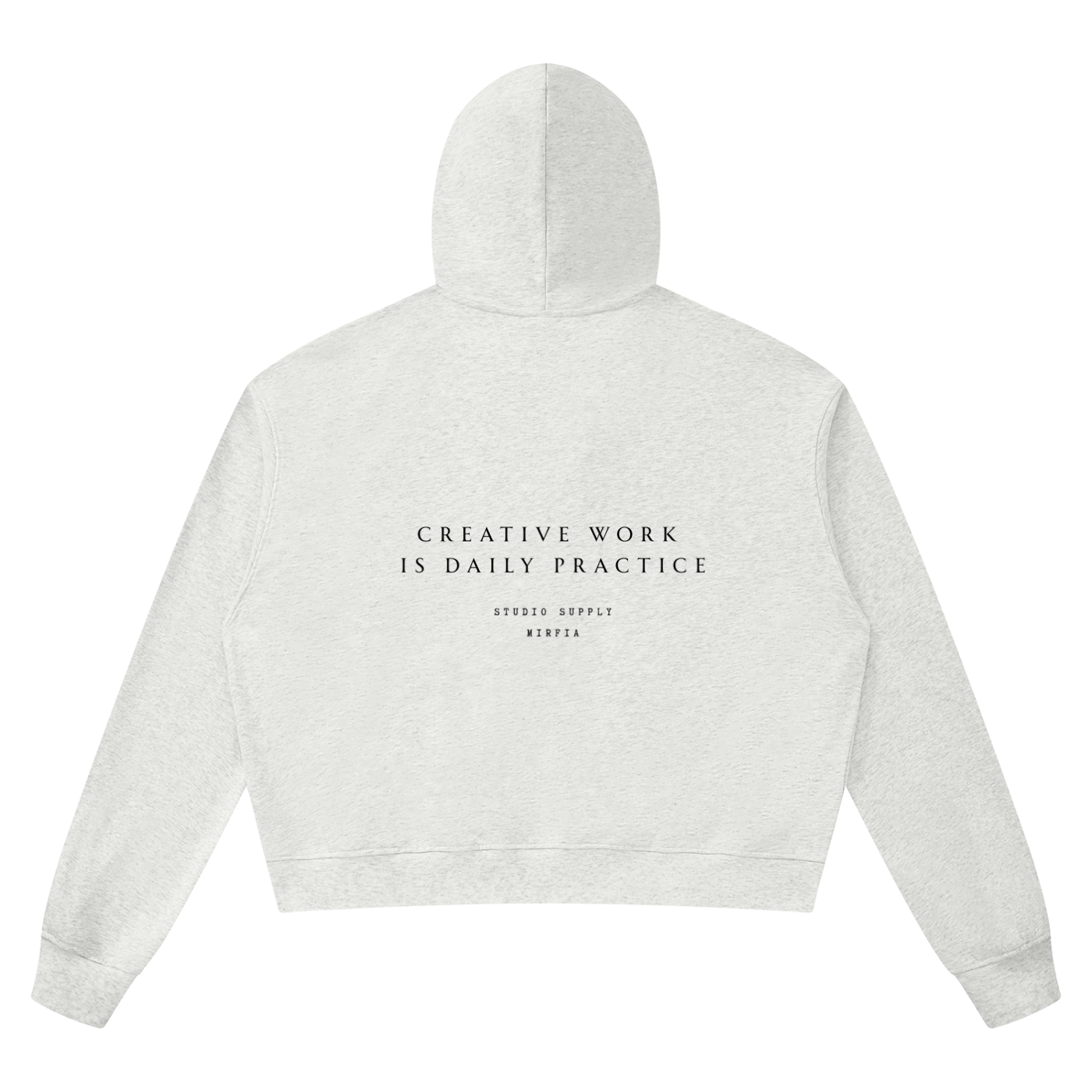 Unisex Boxy Raw Edge Hoodie - Mirfia
