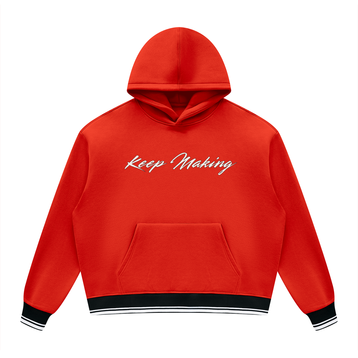 Oversized Color Block Hoodie