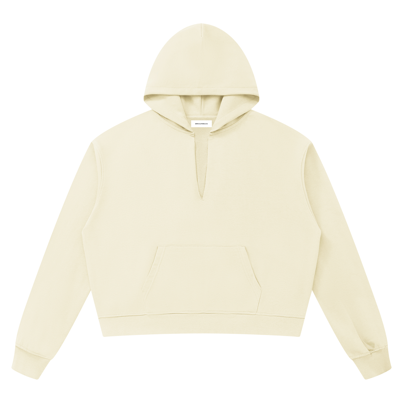 Unisex Boxy Raw Edge Hoodie - Mirfia