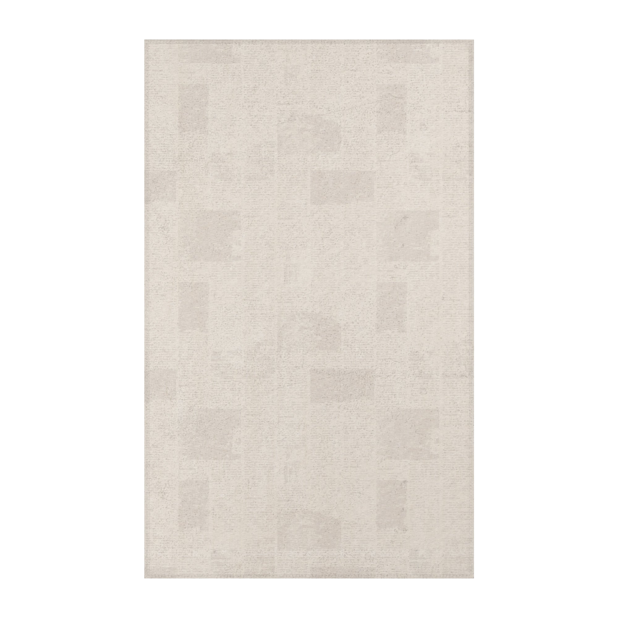 minimalist distressed checker rug for bedroom decor
