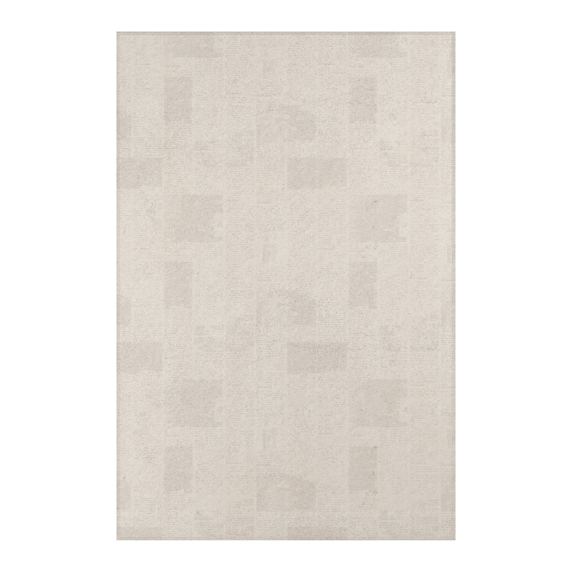 faded tan checkered rug modern neutral interior
