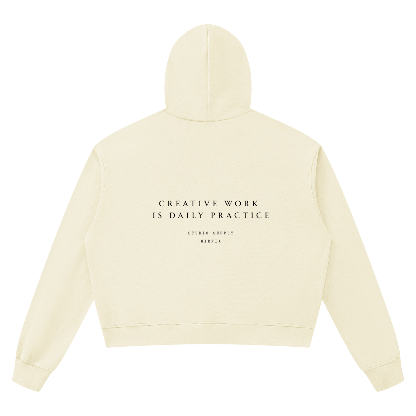Unisex Boxy Raw Edge Hoodie - Mirfia