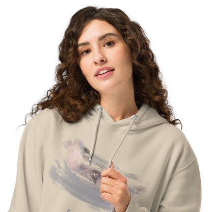 model styling Earned Calm hoodie everyday