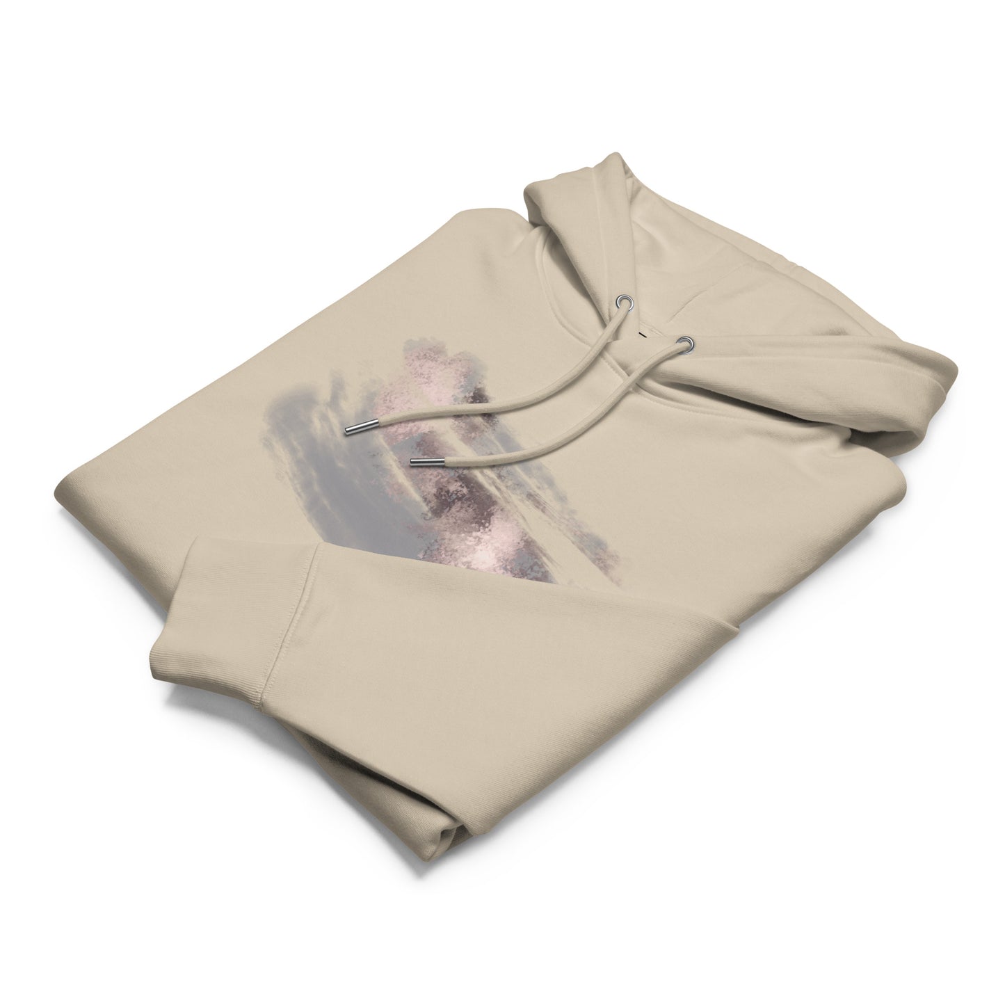 Earned Calm hoodie soft fabric close-up