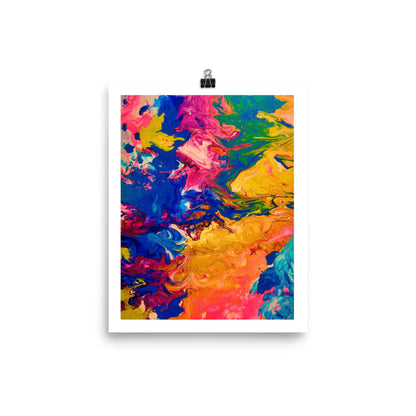 art poster abstract 8x10