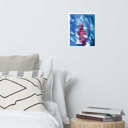 abstract sky art poster 