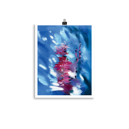 abstract sky art poster 