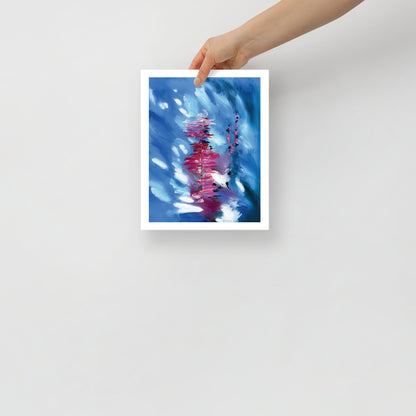 abstract sky art poster 