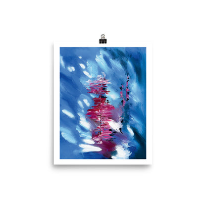 abstract sky art poster 