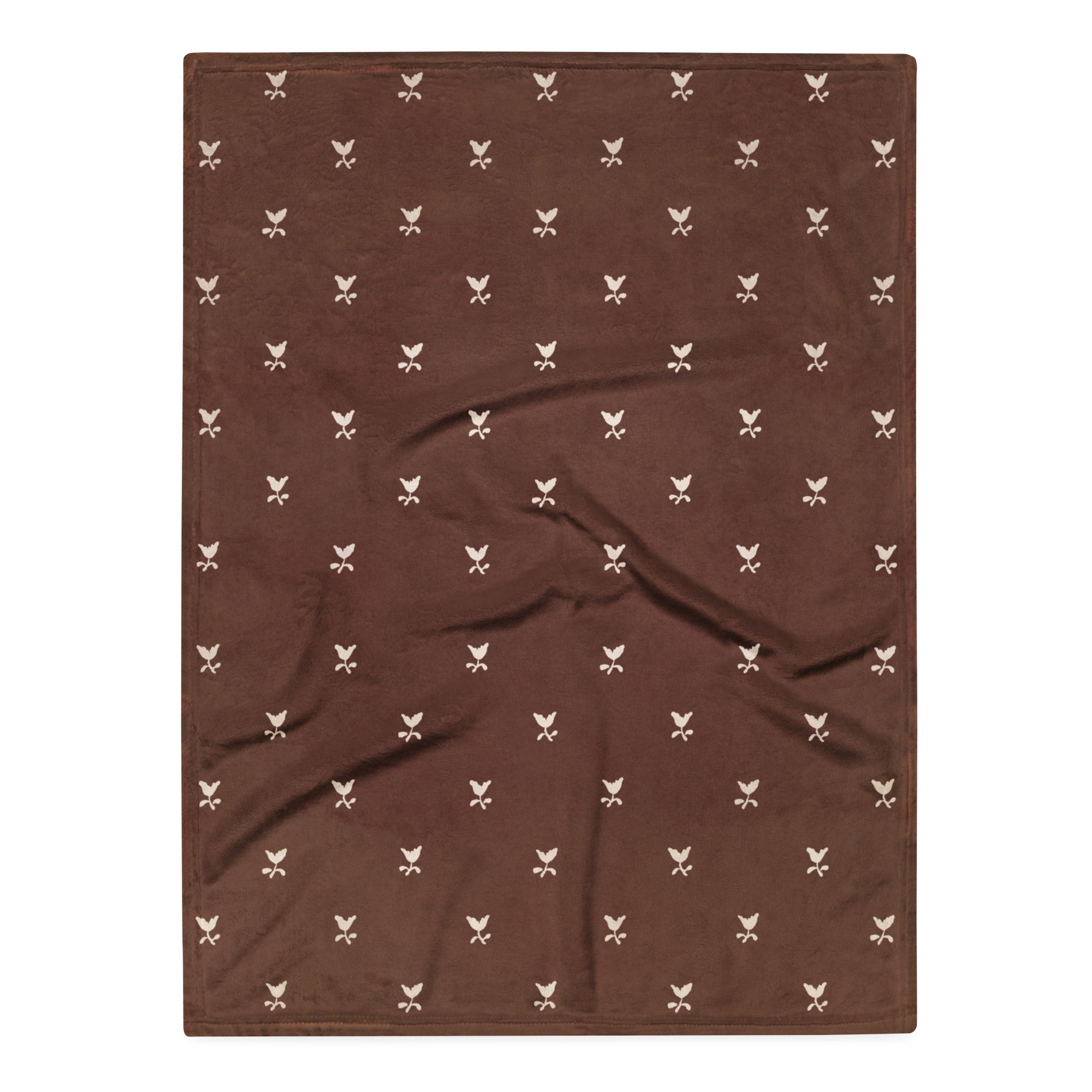 distressed floral blanket