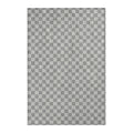 neutral faded checker rug minimalist home decor 