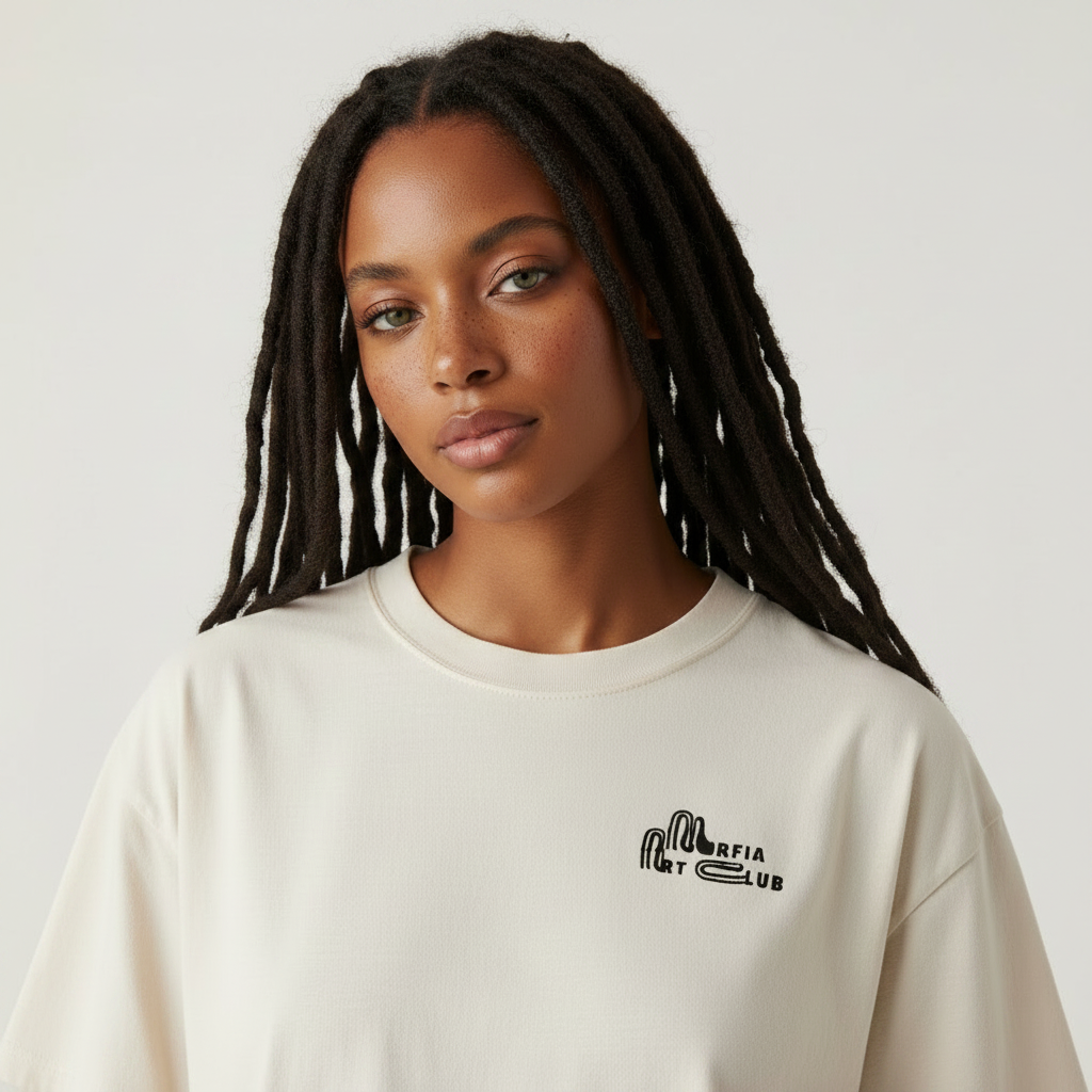 minimal streetwear oversized art t-shirt 