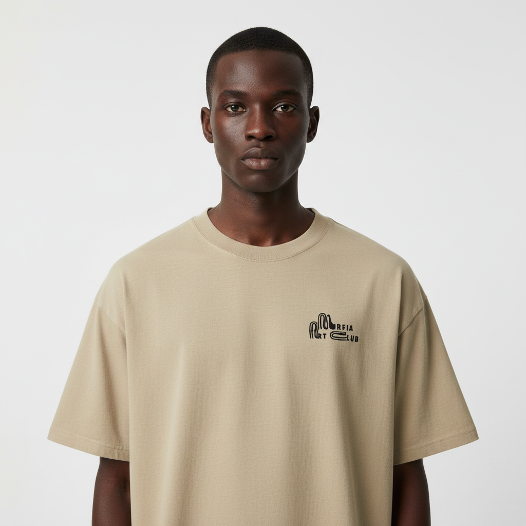 faded oversized unisex graphic t-shirt vintage washed neutral tone