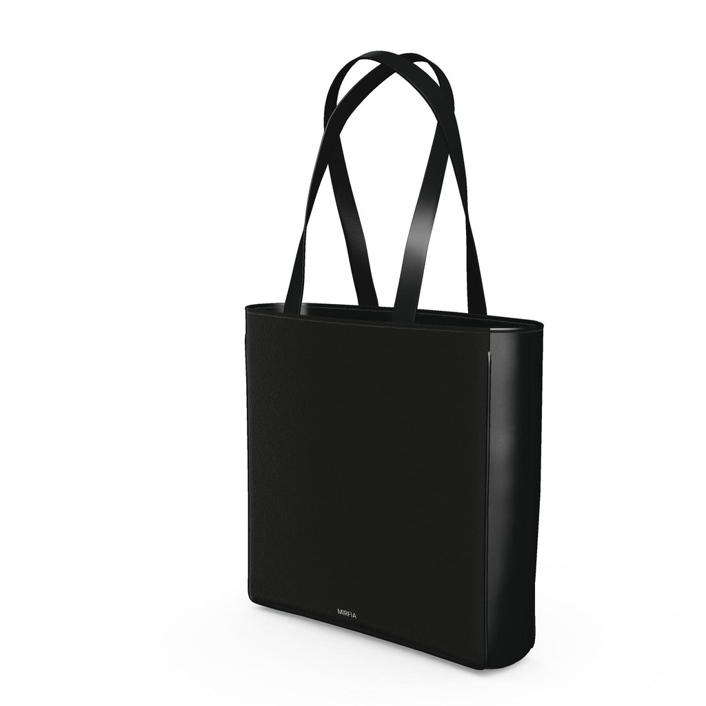 Faux Leather Shopper Tote Bag