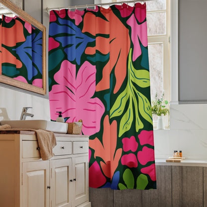 Floral Abstract Shower Curtain - Mirfia