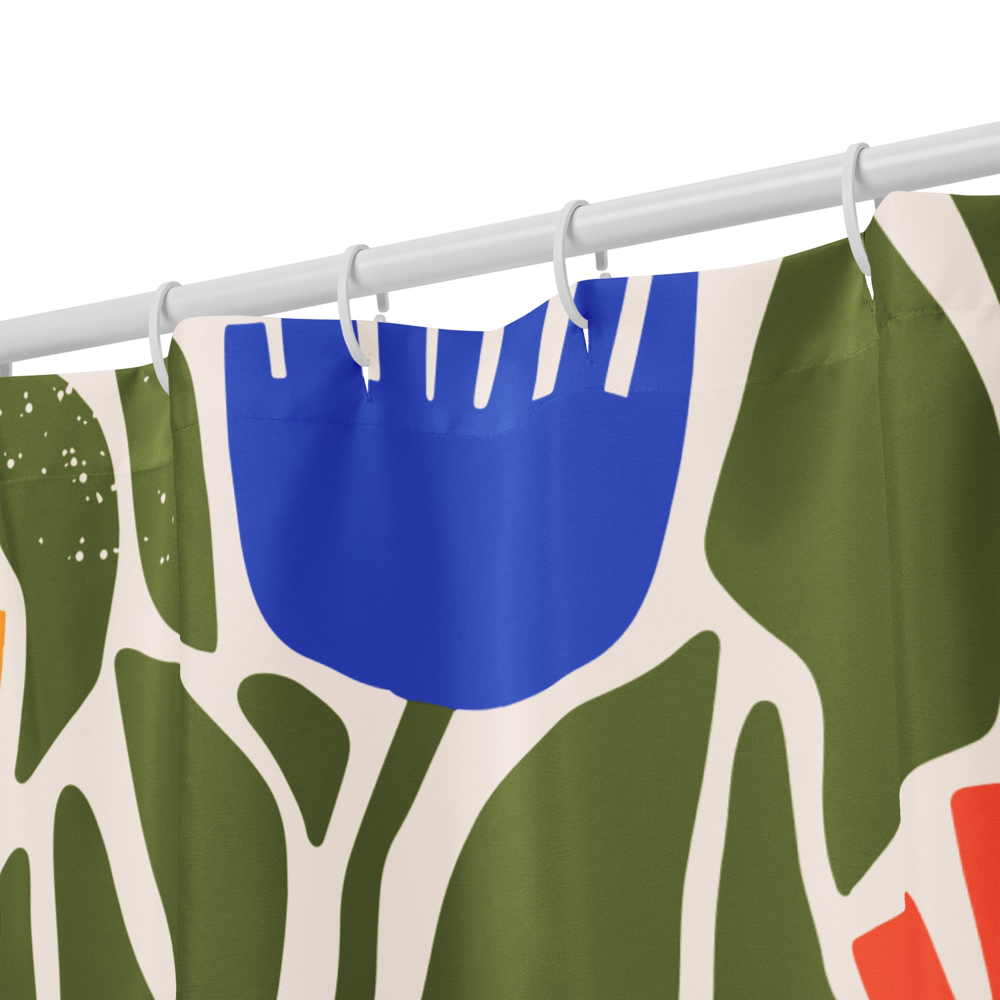 Floral Abstract Daisy Shower Curtain - Mirfia