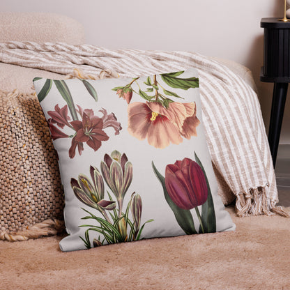 Floral Premium Throw Pillow - Mirfia