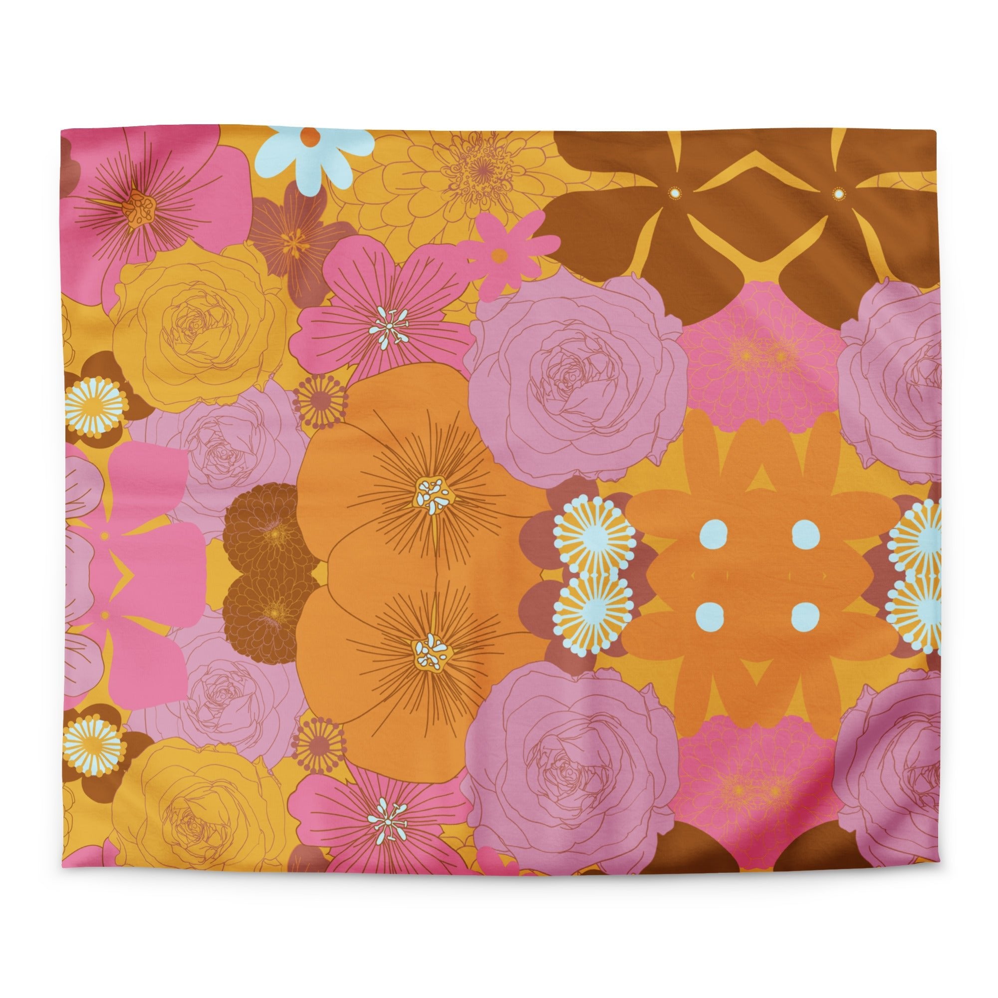 Floral Print Duvet Cover - Mirfia