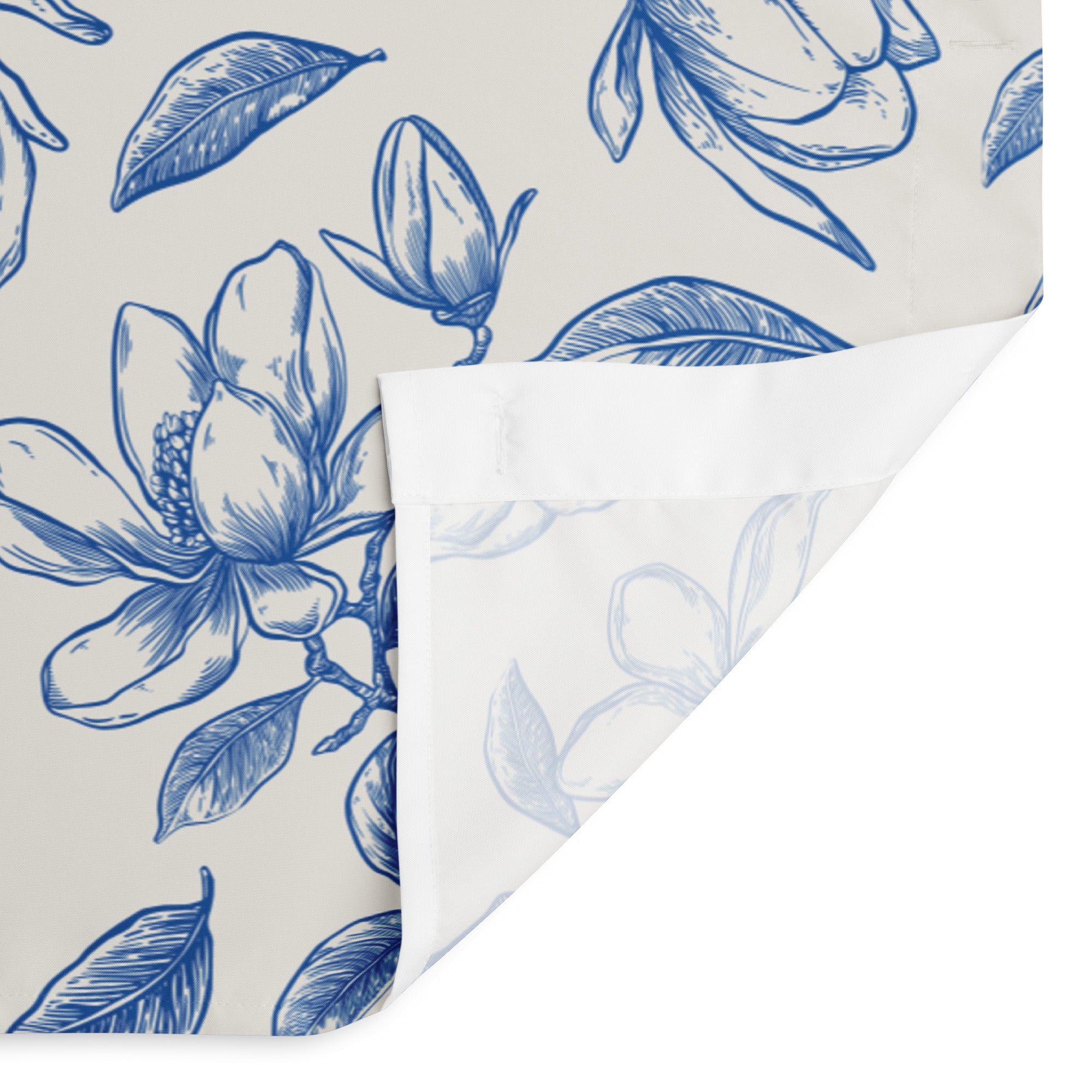Floral Blue Shower Curtain - Mirfia
