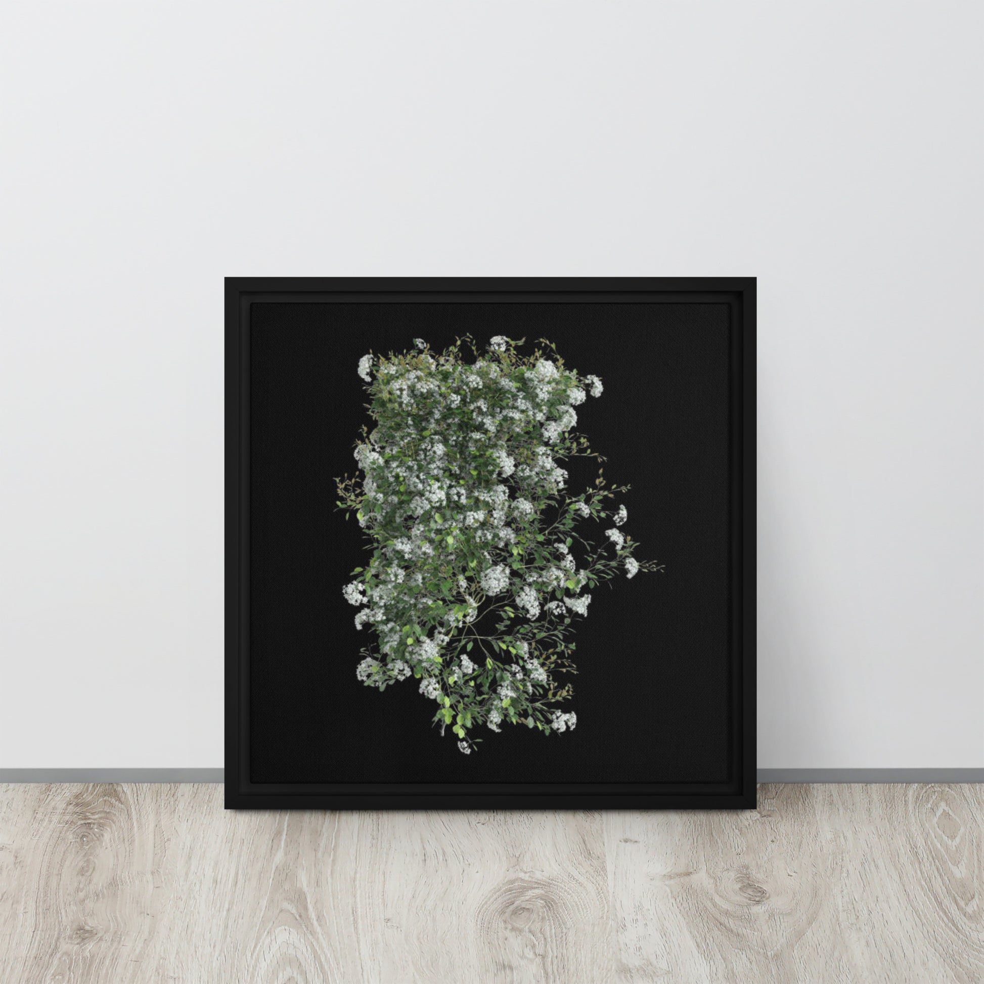 Mireille Fine Art, floral wall art, wildflower bush floral artwork canvas print