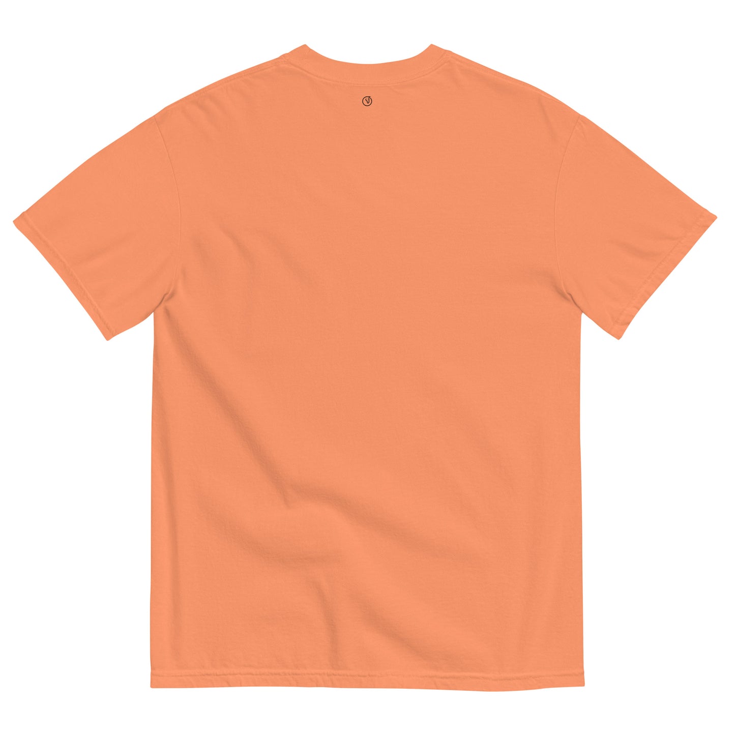 women's orange garment dyed cotton club t-shirt 