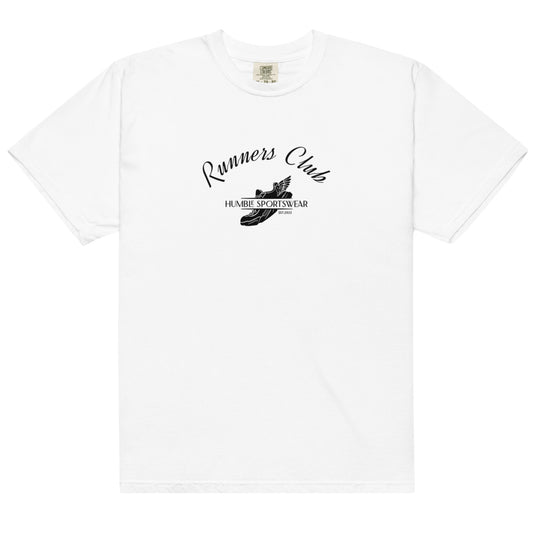 women's white garment dyed club t-shirt