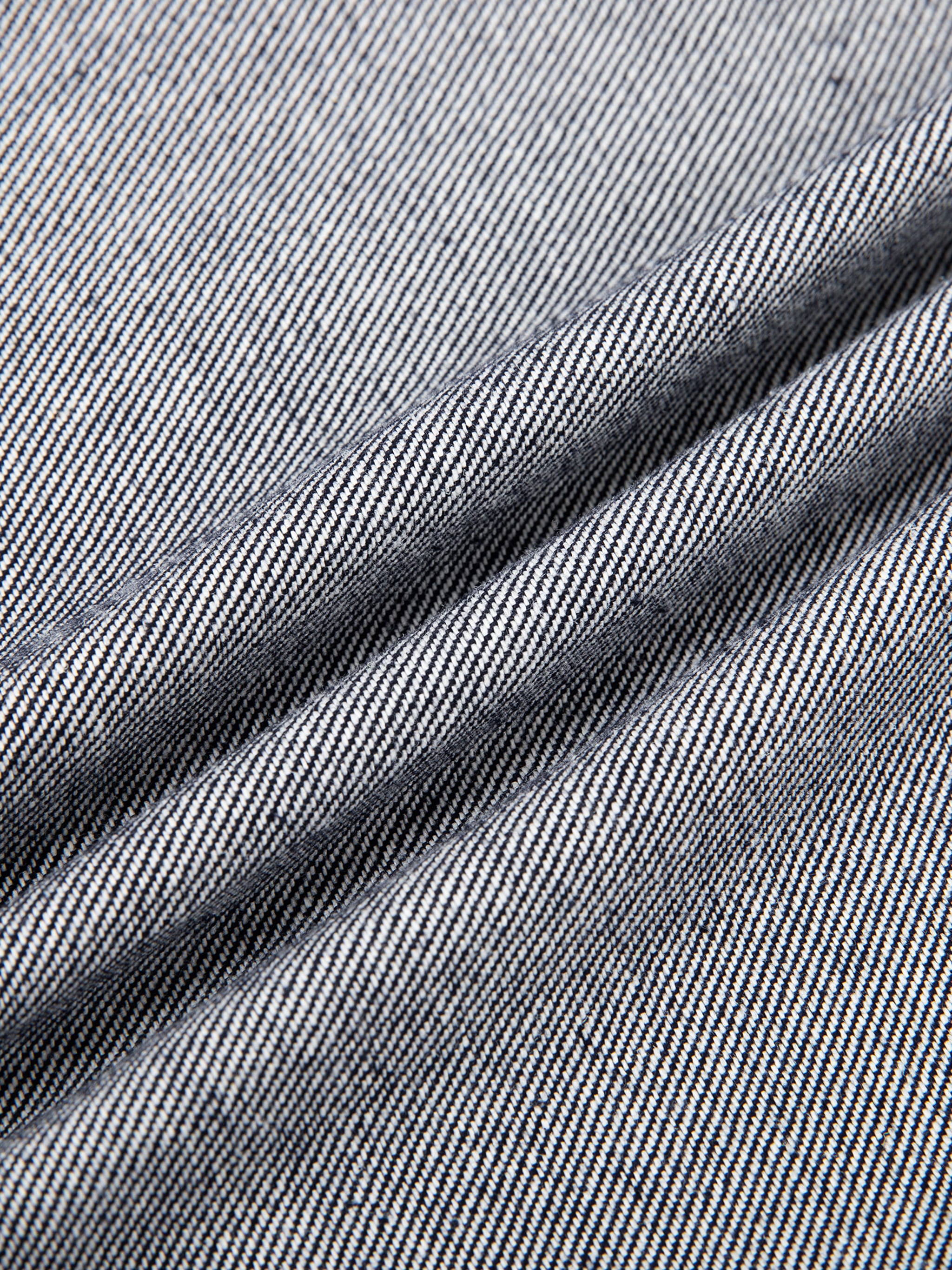 heavyweight straight leg denim jeans fabric shot interior detail