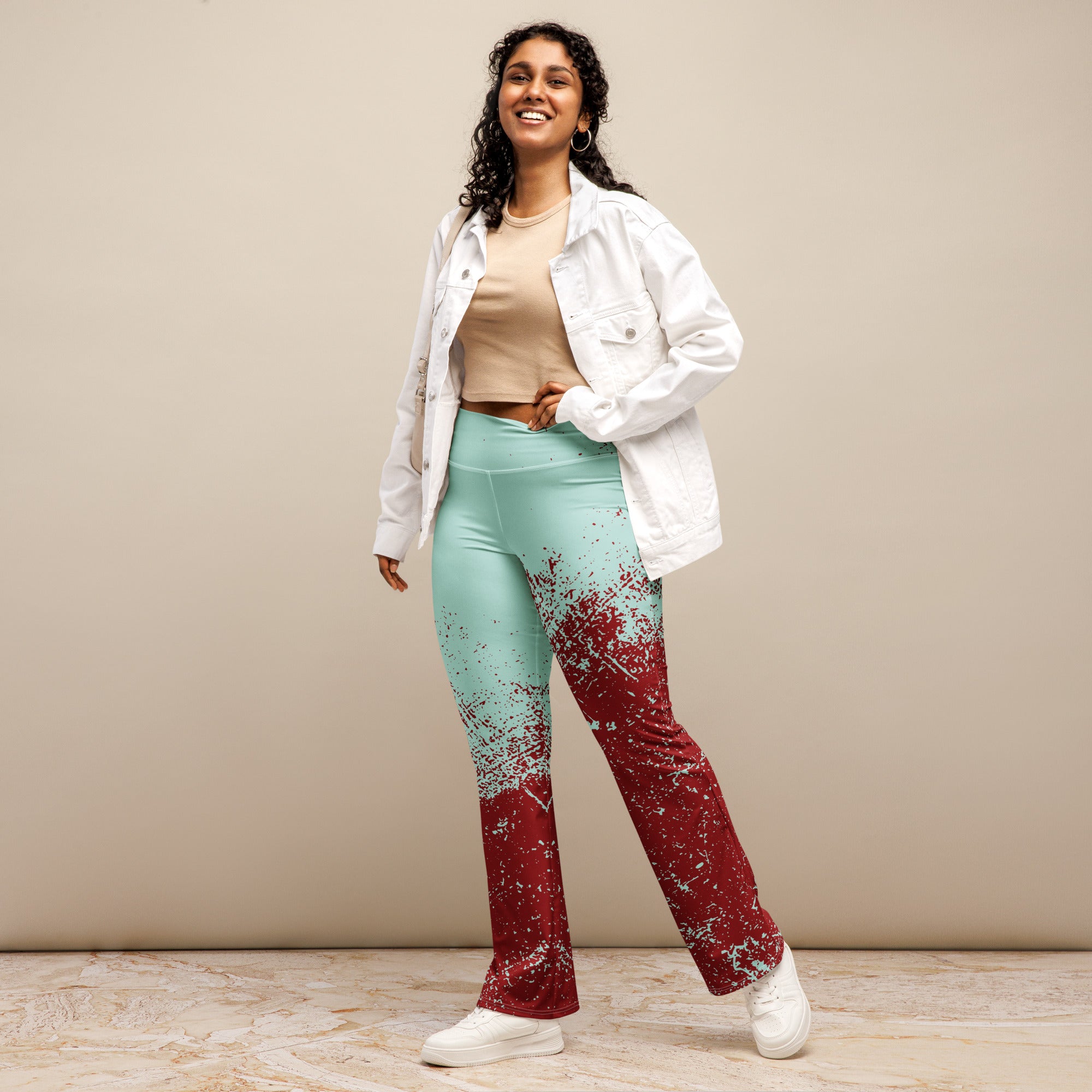 comfortable everyday flare leggings 