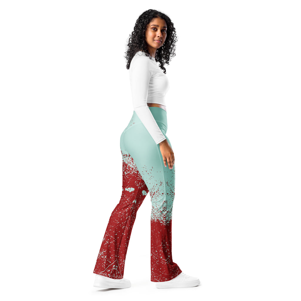 flared activewear leggings 