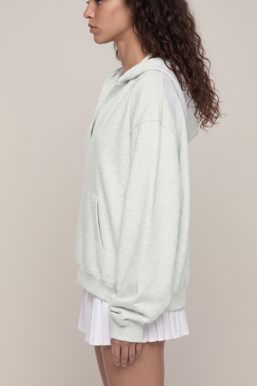Hoodie — Side Profile Grey Studio