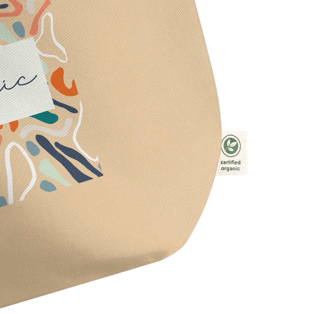 Large Organic Cotton Art Tote Bag - Mirfia