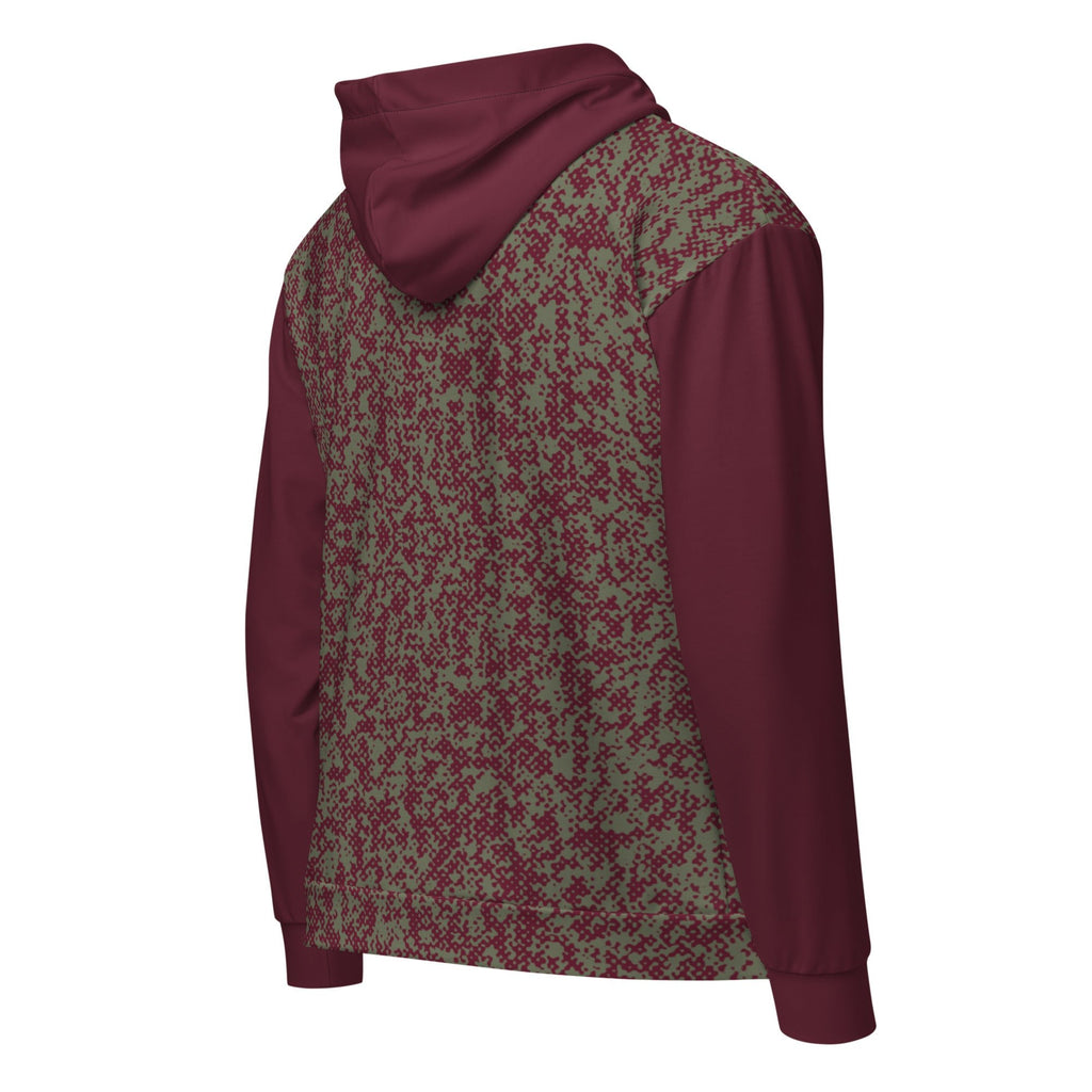 Humble Sportswear™ Men's Burgundy Active Zip Hoodie - Mirfia