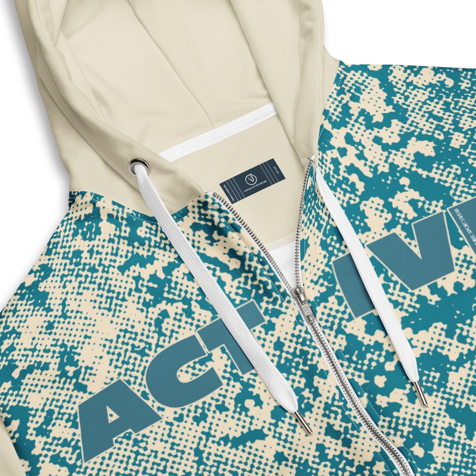 Humble Sportswear™ Men's Green Active Zip Hoodie - Mirfia