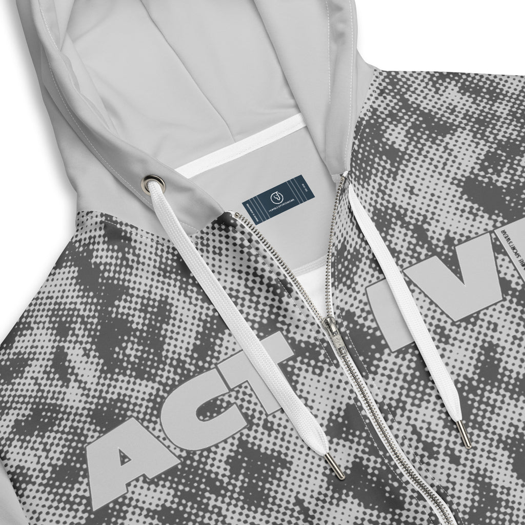 Humble Sportswear™ Men's Grey Active Zip Hoodie - Mirfia