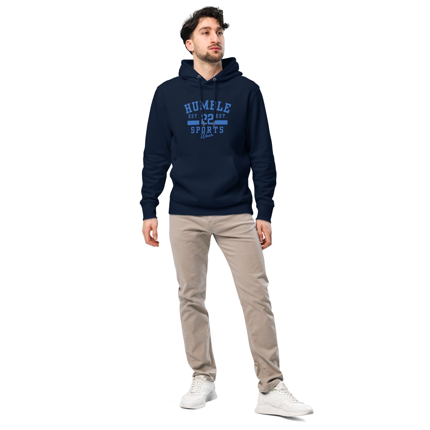 Men's athletic hoodie navy