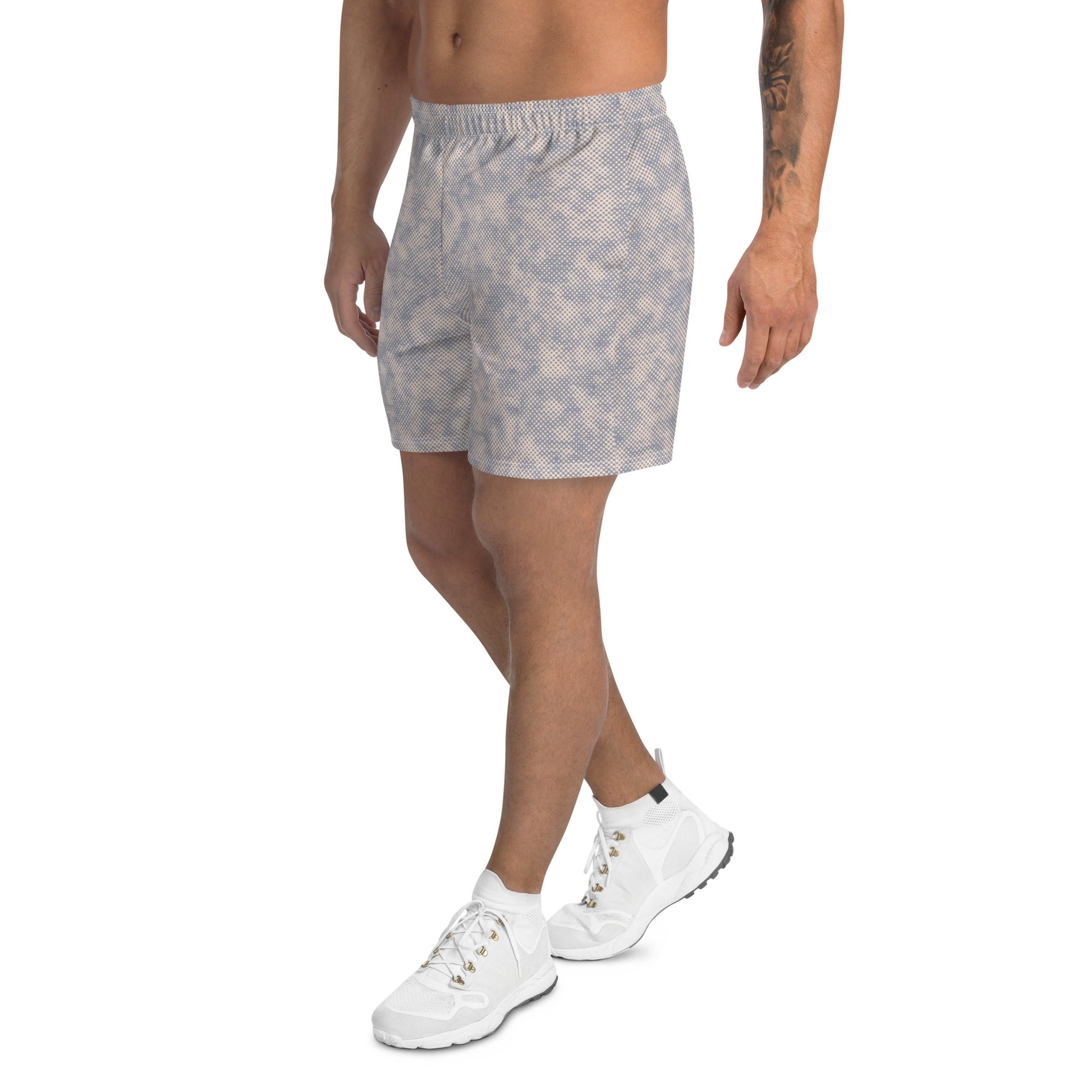 men's athletic long shorts motley mauve