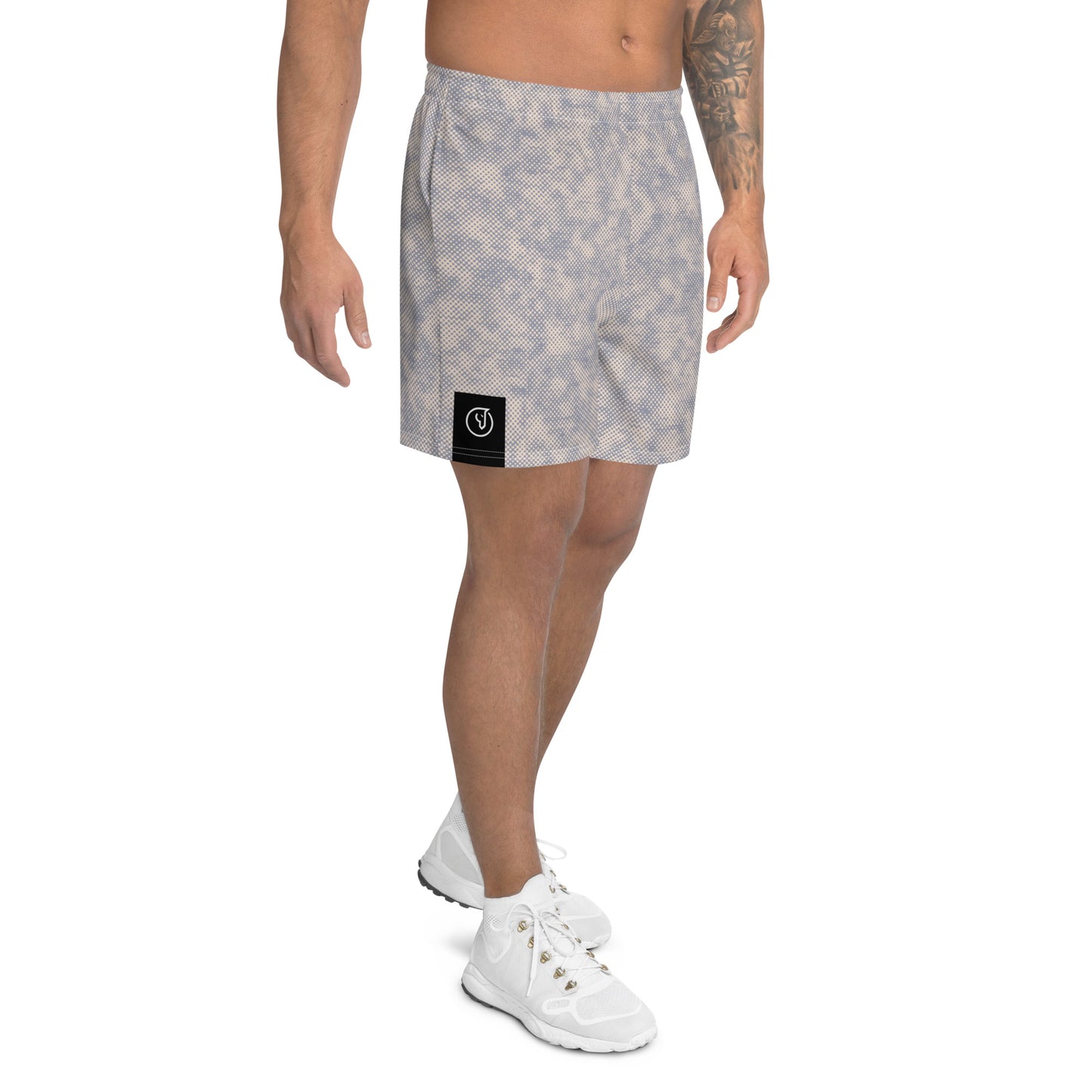 men's athletic long shorts motley mauve