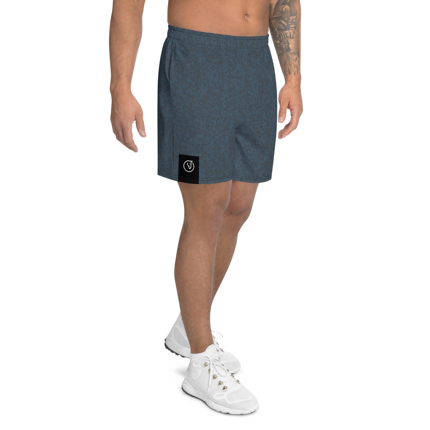 men's athletic long shorts pattens blue