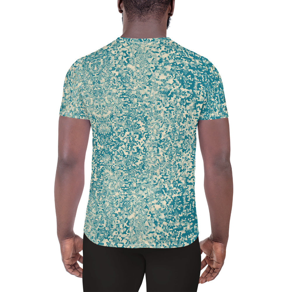 all over print men's mesh t-shirt athletic 