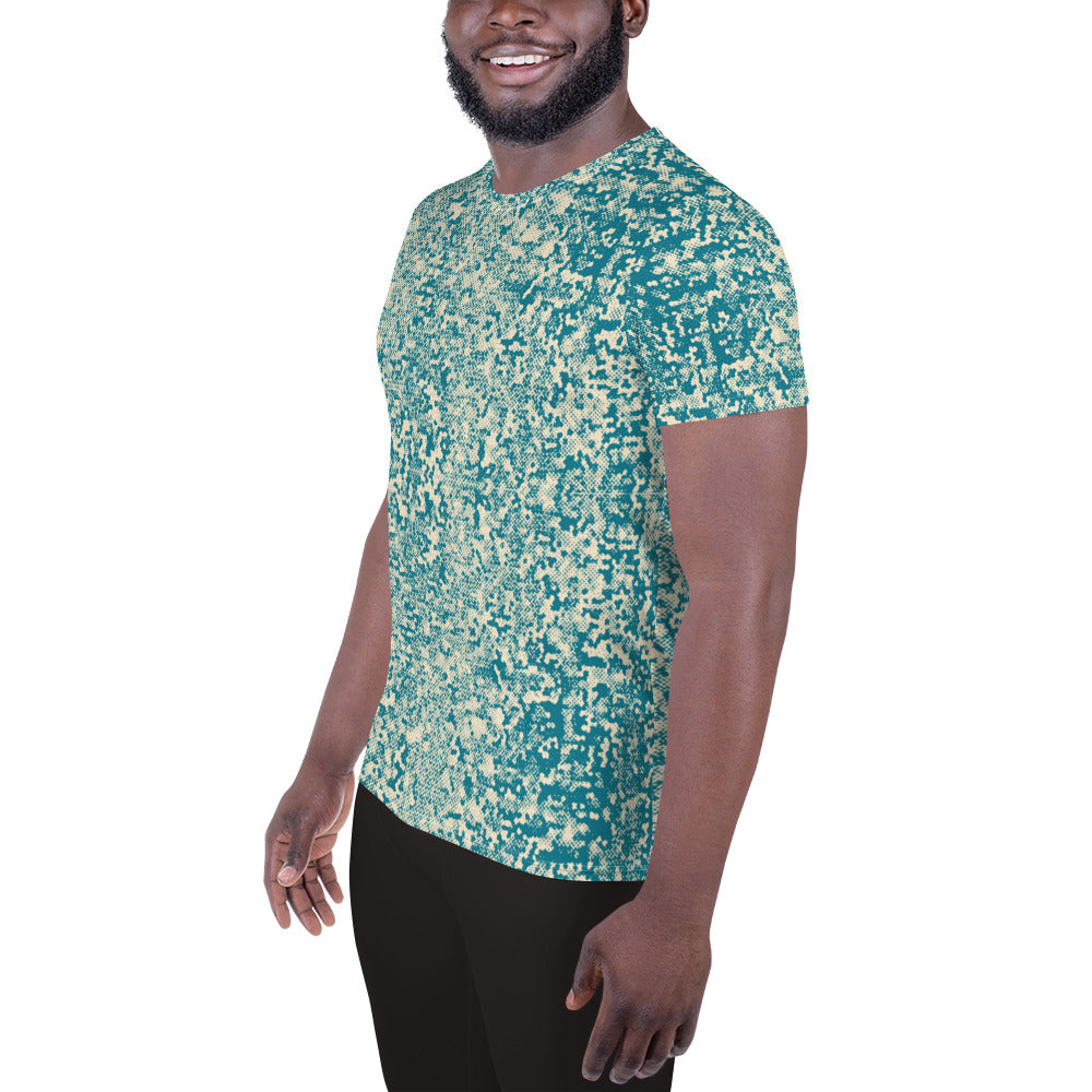 all over print men's mesh t-shirt athletic 