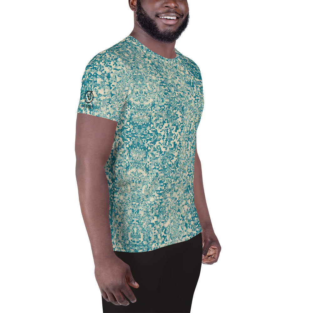 all over print men's mesh t-shirt athletic 