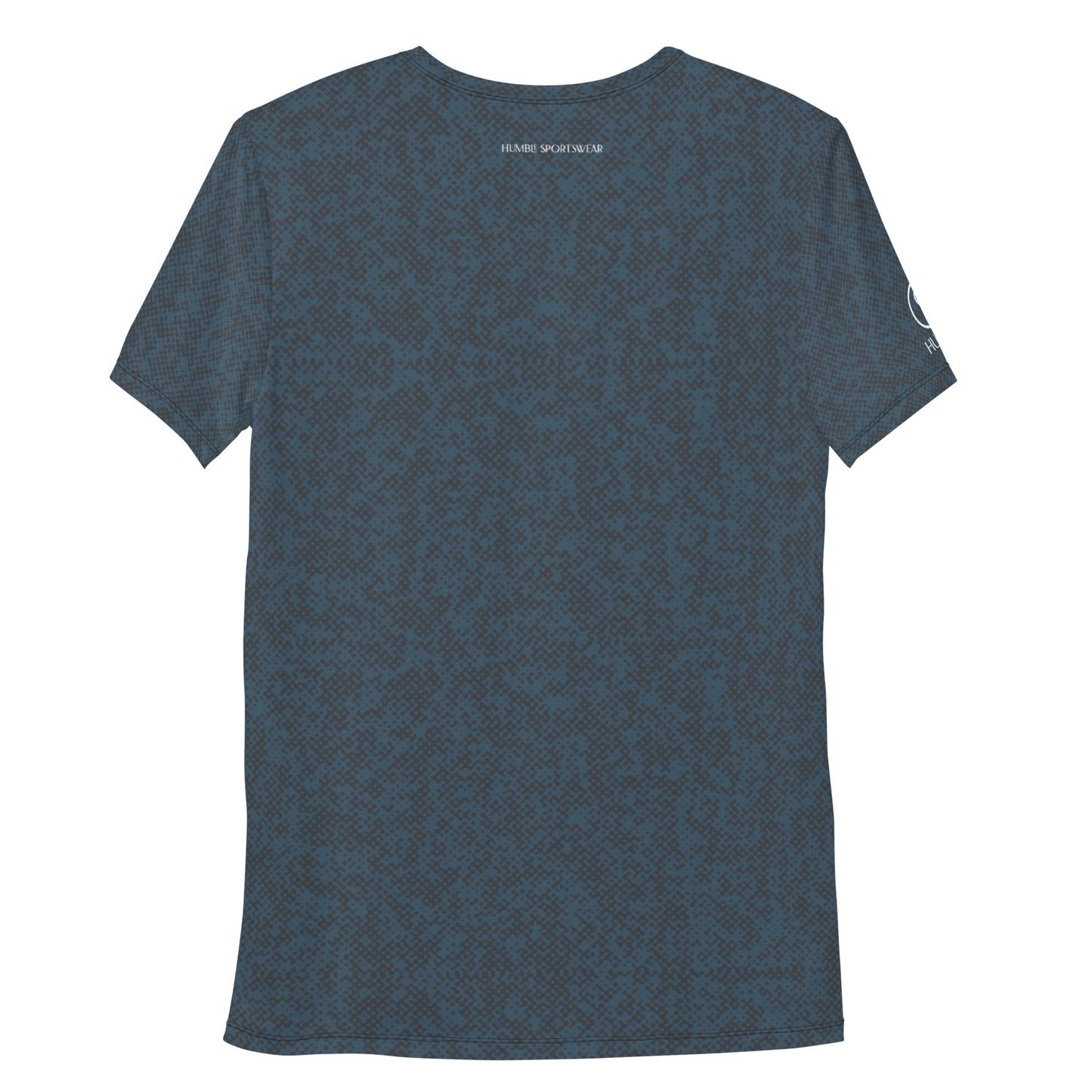 men's athletic mesh t-shirt pattens blue