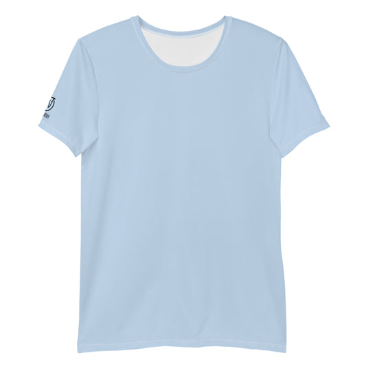 men's athletic mesh t-shirt sky blue 